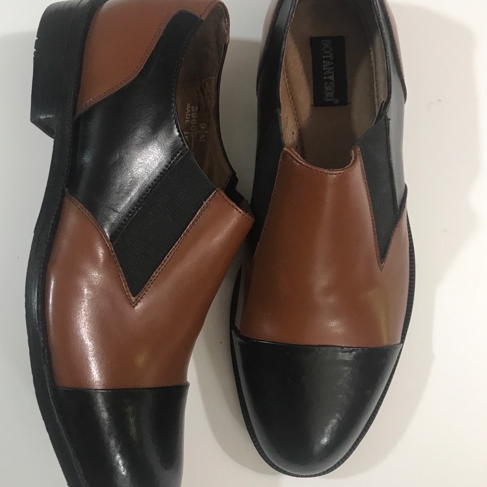 Botany 500 men’s shoes size 9 1/2 leather NWOB